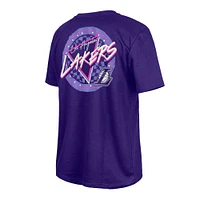 New Era  Purple Los Angeles Lakers Glow-in-the-Dark T-Shirt