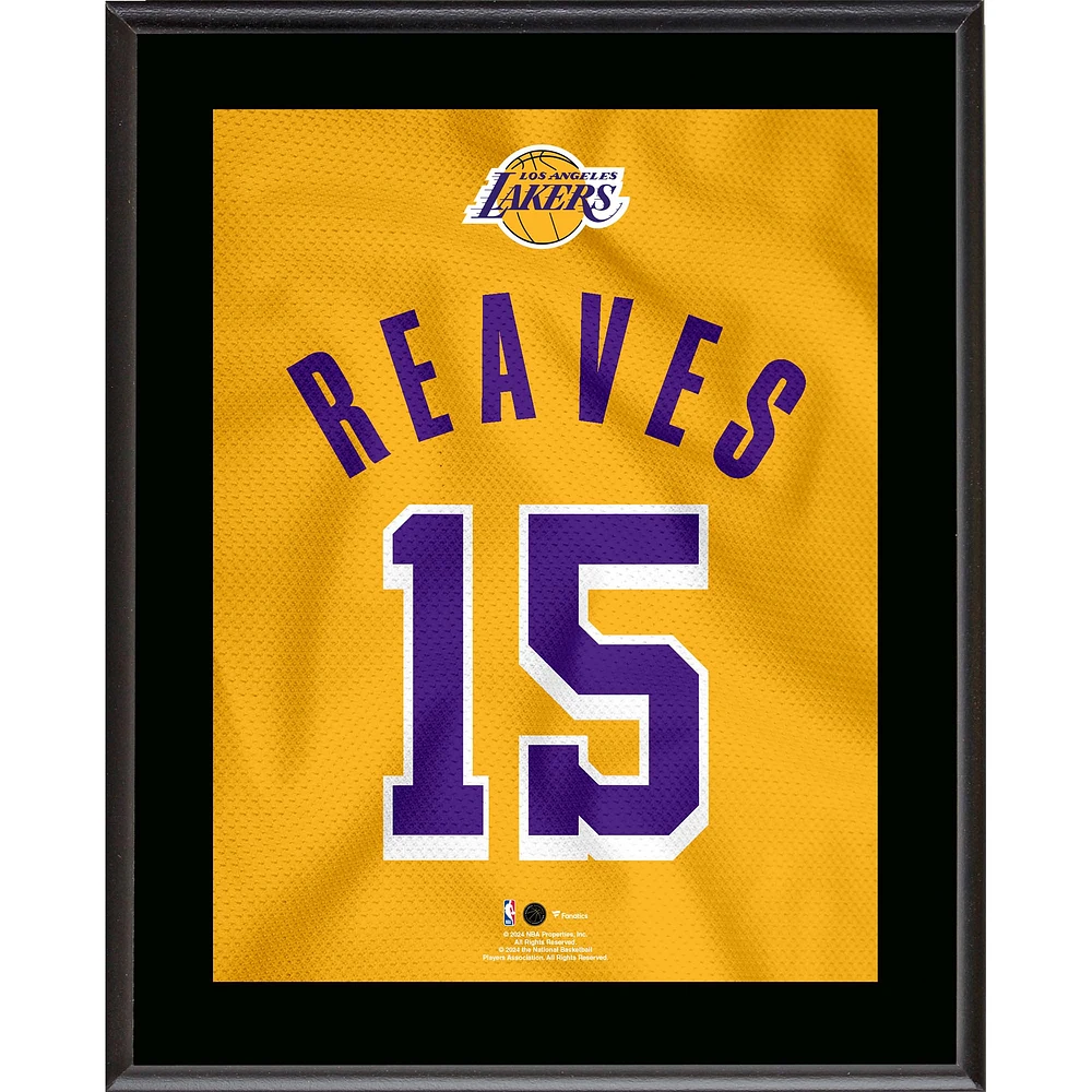 Austin Reaves Los Angeles Lakers 10.5" x 13" Jersey Number Sublimated Player Plaque