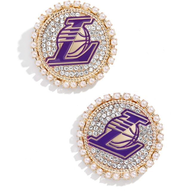 Boucles d'oreilles à boucles d'oreilles BaubleBar Los Angeles Lakers