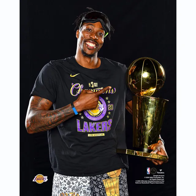 Anthony Davis Los Angeles Lakers Unsigned 2020 NBA Finals Champions Holding  Finals Trophy Photograph