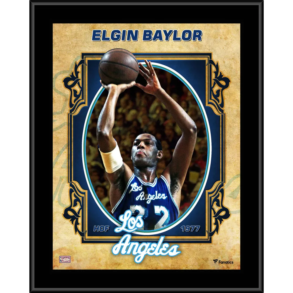 Lids Elgin Baylor Los Angeles Lakers Fanatics Authentic Framed 15 x 17  Hardwood Classics Player Collage