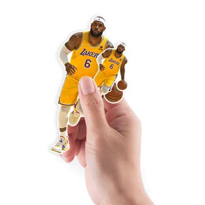 LeBron James Los Angeles Lakers Fathead 5-Piece Mini Decal Set