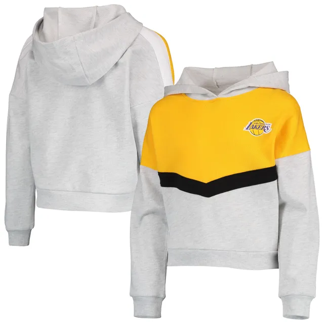 Lids Boston Bruins Girls Youth Let's Get Loud Pullover Hoodie - Heathered  Gray/Black