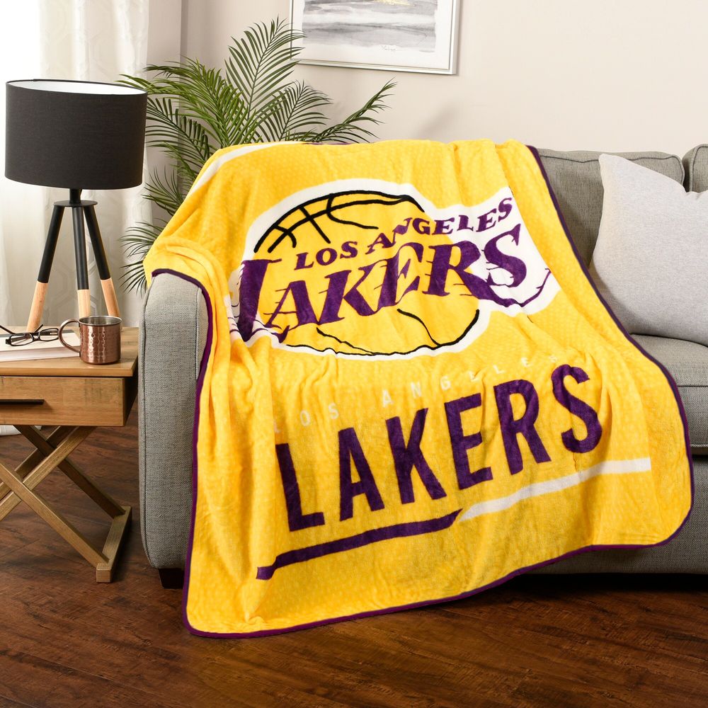 Gold Los Angeles Lakers 50'' x 60'' Throw Blanket