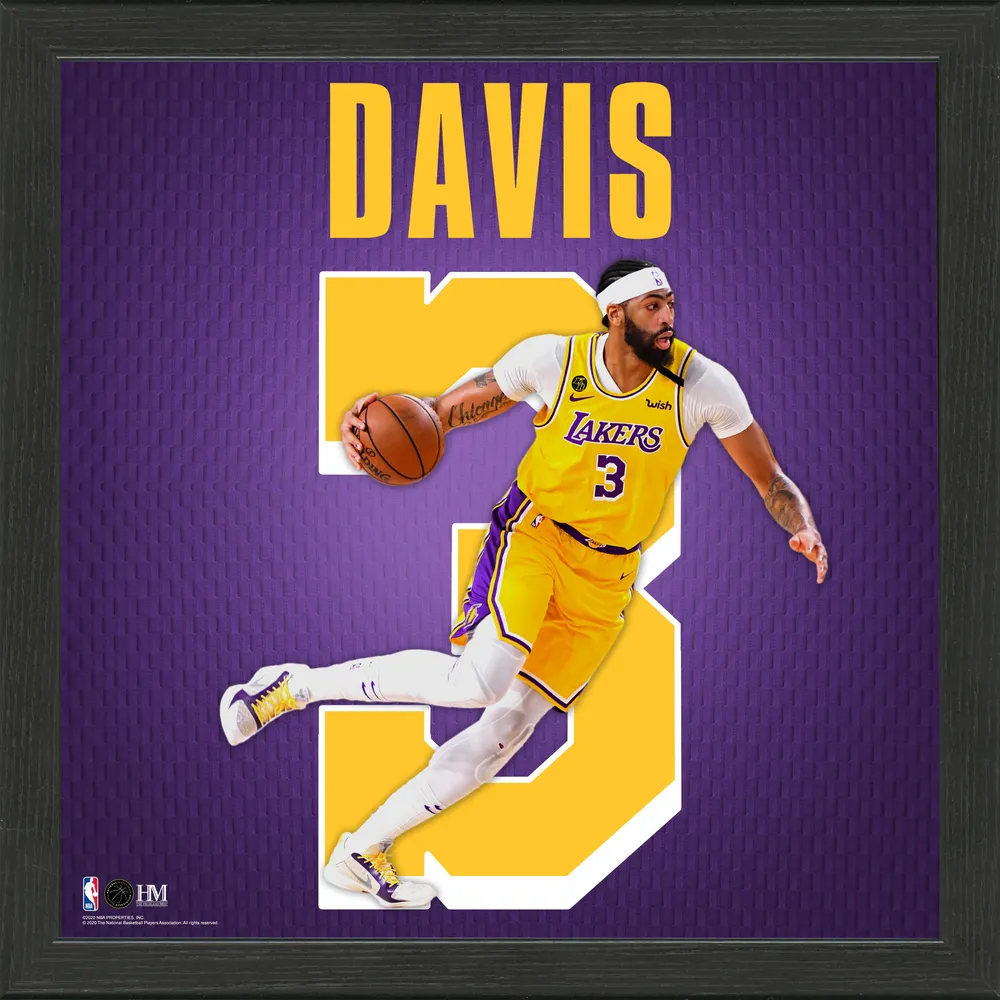 Men's Los Angeles Lakers Anthony Davis Fanatics Branded White