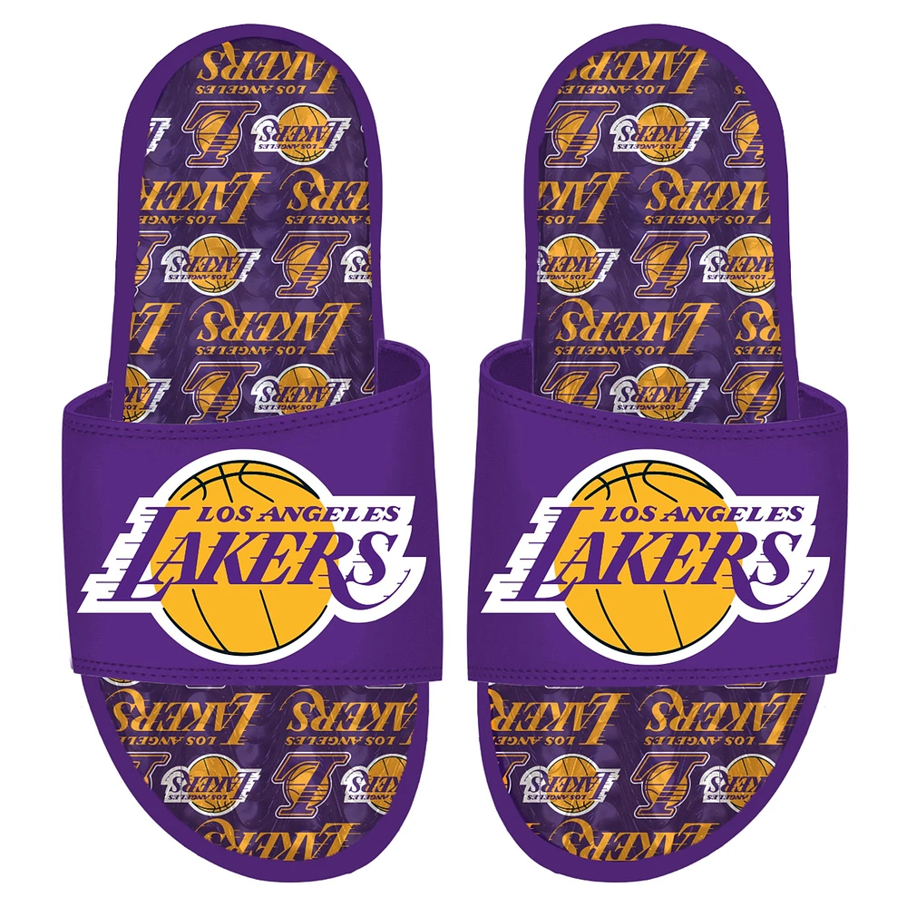 ISlide Los Angeles Lakers Sandales à glissière en gel motif d'équipe