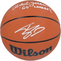 Kareem Abdul-Jabbar & Shaquille O'Neal Los Angeles Lakers Autographed Wilson Official Game Basketball with "Go Lakers!" Inscription - Limited Edition #3/3