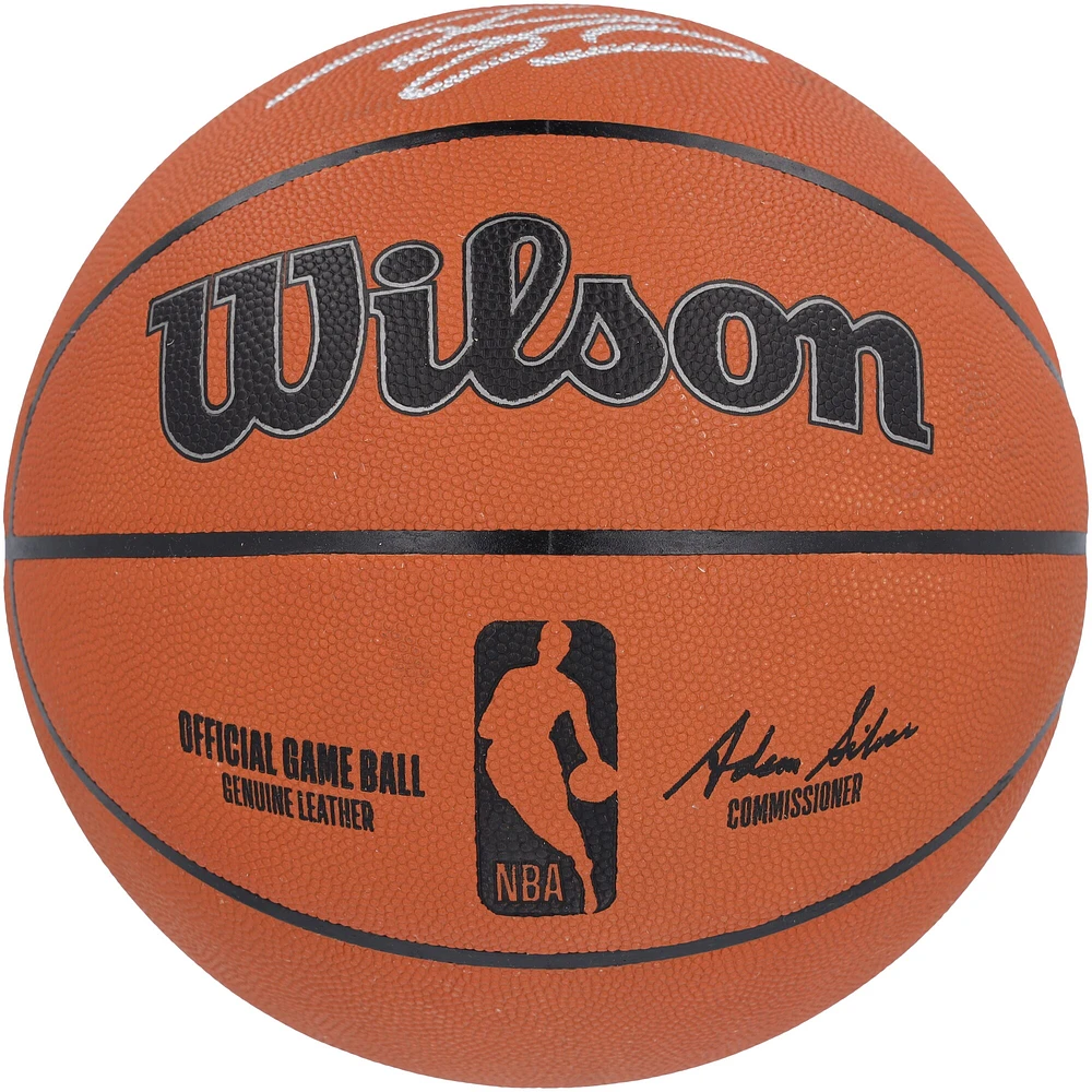 Kareem Abdul-Jabbar & Shaquille O'Neal Los Angeles Lakers Autographed Wilson Official Game Basketball with "Go Lakers!" Inscription - Limited Edition #3/3
