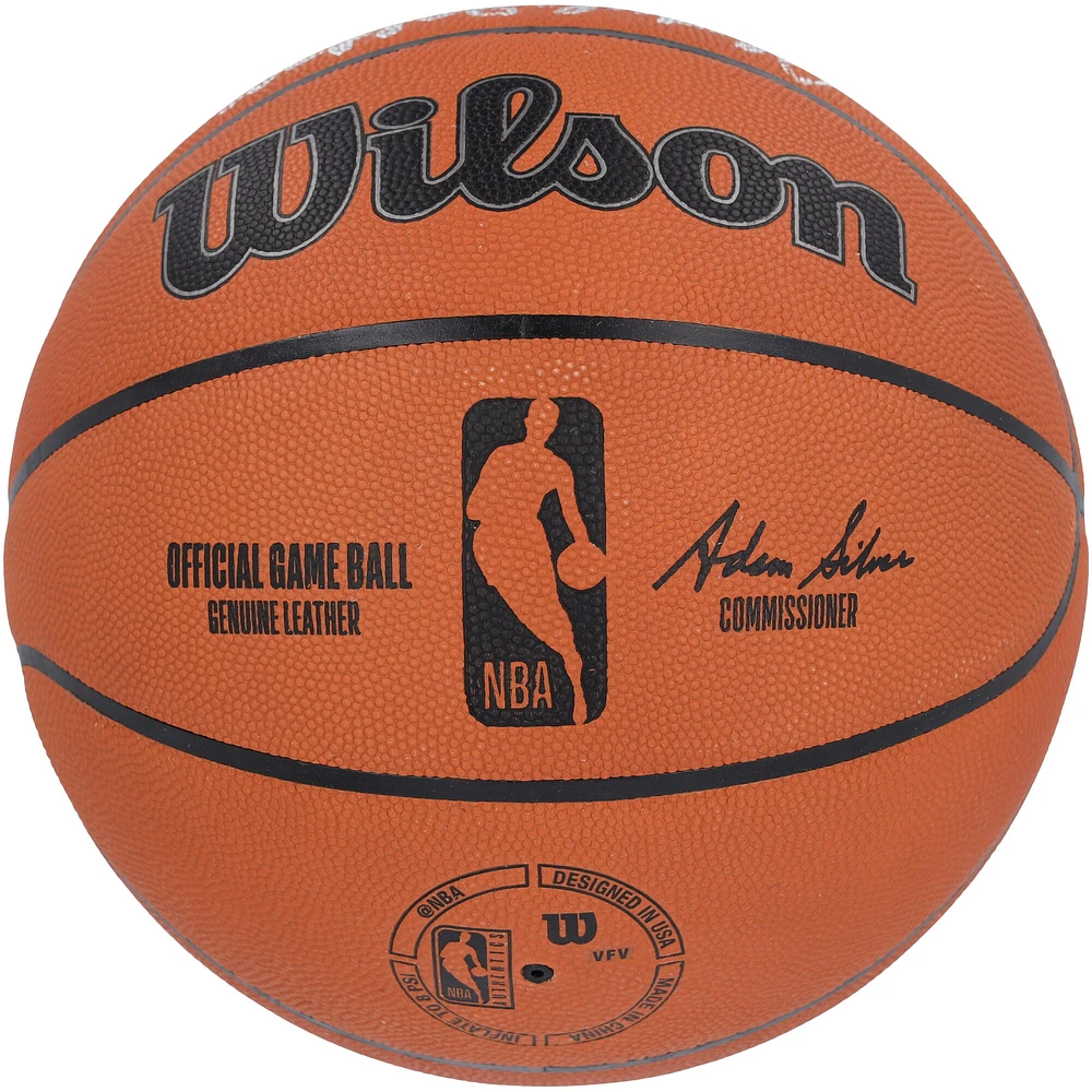 Kareem Abdul-Jabbar & Shaquille O'Neal Los Angeles Lakers Autographed Wilson Official Game Basketball with "Go Lakers!" Inscription - Limited Edition #3/3
