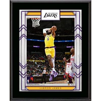 Plaque de joueur sublimée LeBron James Los Angeles Lakers 10,5" x 13"