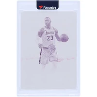 LeBron James Los Angeles Lakers 2018-19 Panini Flawless Magenta Printing Plate #47 #1/1 Card