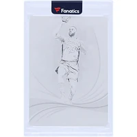 LeBron James Los Angeles Lakers 2018-19 Panini Immaculate Collection Black Printing Plate #55 #1/1 Card
