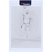 LeBron James Los Angeles Lakers 2018-19 Panini Immaculate Collection Black Printing Plate #55 #1/1 Card