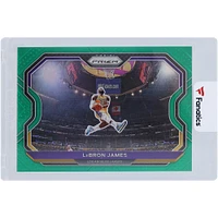 Carte LeBron James Los Angeles Lakers 2020-21 Panini Prizm Green Prizm #1