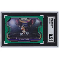 Carte Panini Prizm #1 SGC authentifiée 8,5 pouces LeBron James Los Angeles Lakers 2020-21