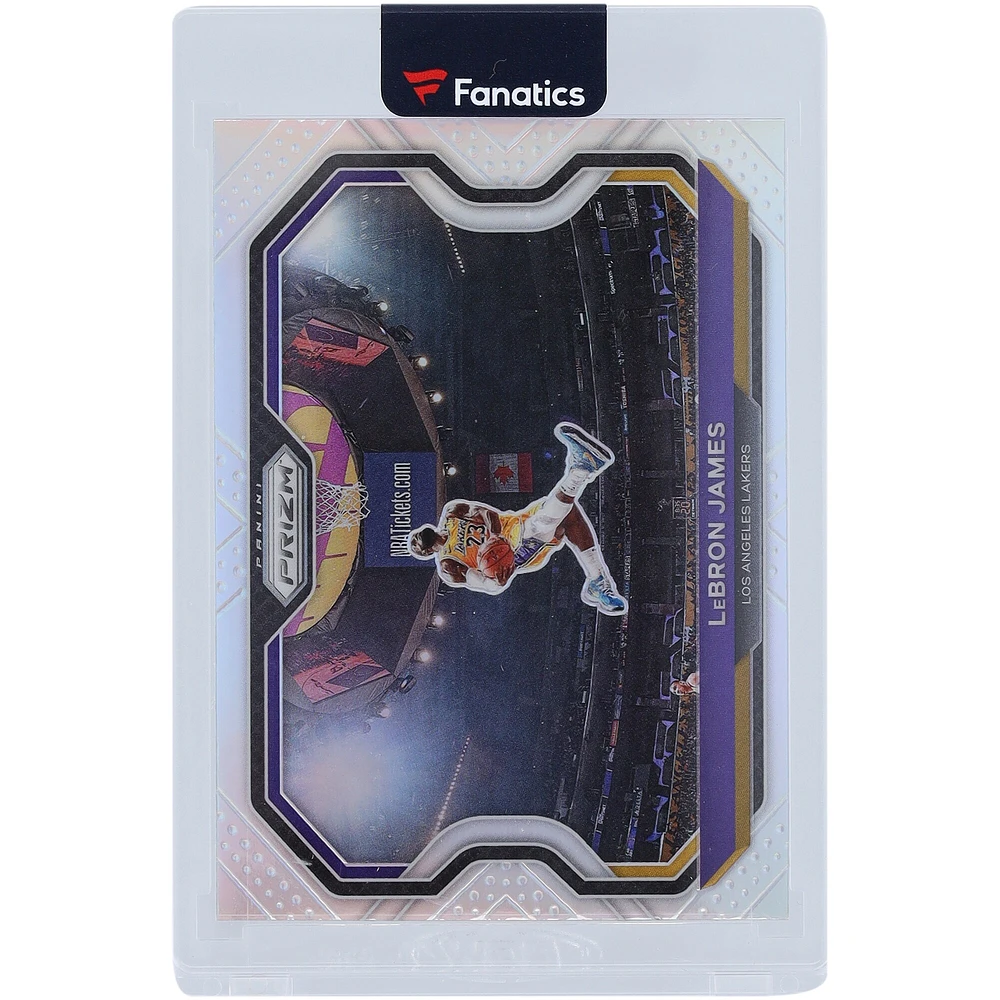 Carte LeBron James Los Angeles Lakers 2020-21 Panini Prizm Silver Prizm #1