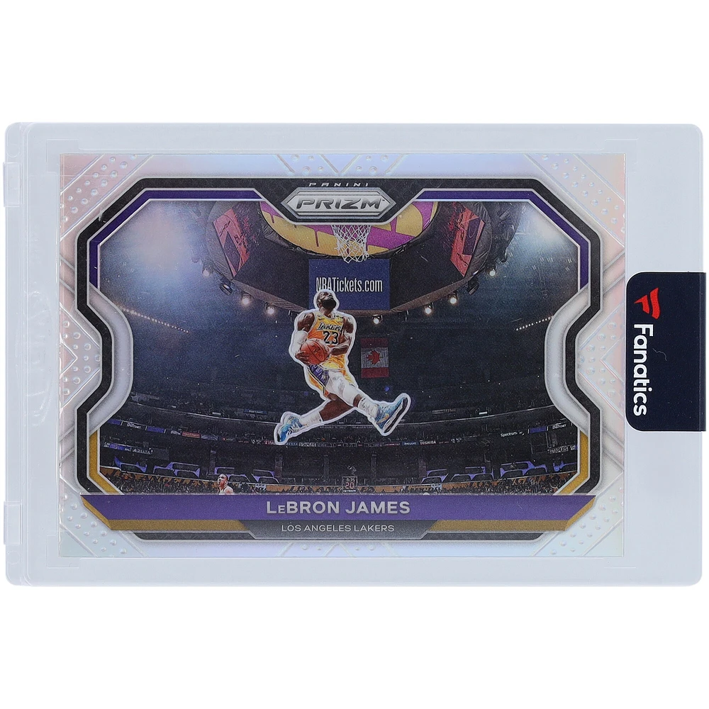 Carte LeBron James Los Angeles Lakers 2020-21 Panini Prizm Silver Prizm #1