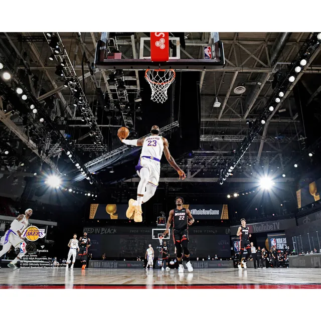 LeBron James Los Angeles Lakers Fanatics Authentic Unsigned 2020 NBA Finals  Bill Russell Finals MVP Collage Photograph