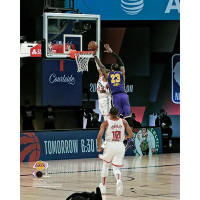 Ja Morant Memphis Grizzlies Unsigned Layup vs. LeBron James in Game 5 of The NBA Playoffs Photograph