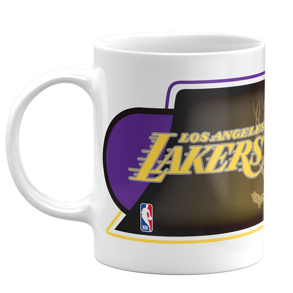 Lakers de Los Angeles - 11oz. Tasse à Café Sublimée - Blanc