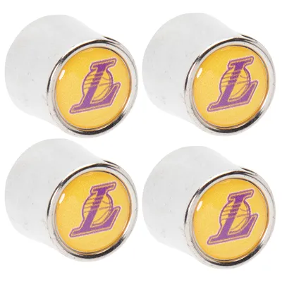 Los Angeles Lakers 4-Pack Valve Stem Covers Set