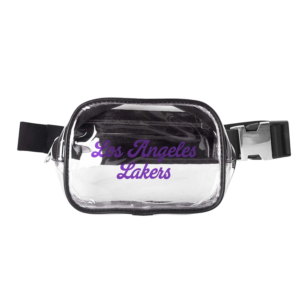 Los Angeles Lakers Clear Belt Bag