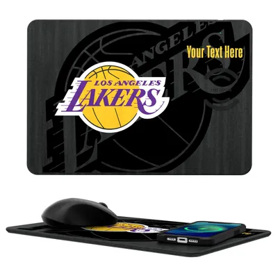 Los Angeles Lakers Personalized Wireless Charger & Mouse Pad