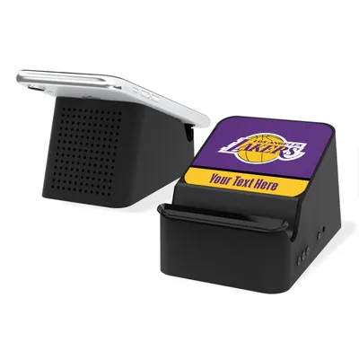 Los Angeles Lakers Personalized Wireless Charging Station & Bluetooth Speaker