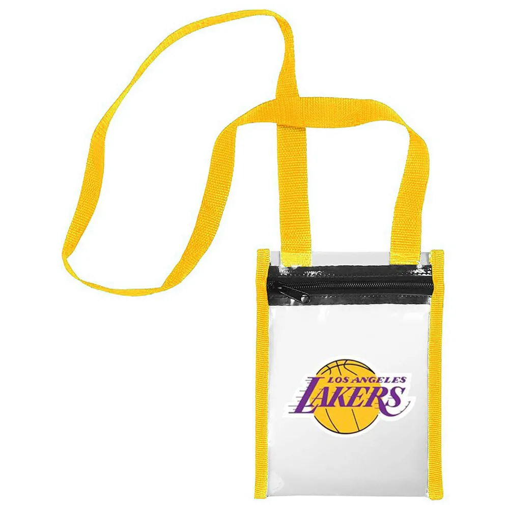 Lids Los Angeles Lakers To Go Clear Crossbody Tote Bag