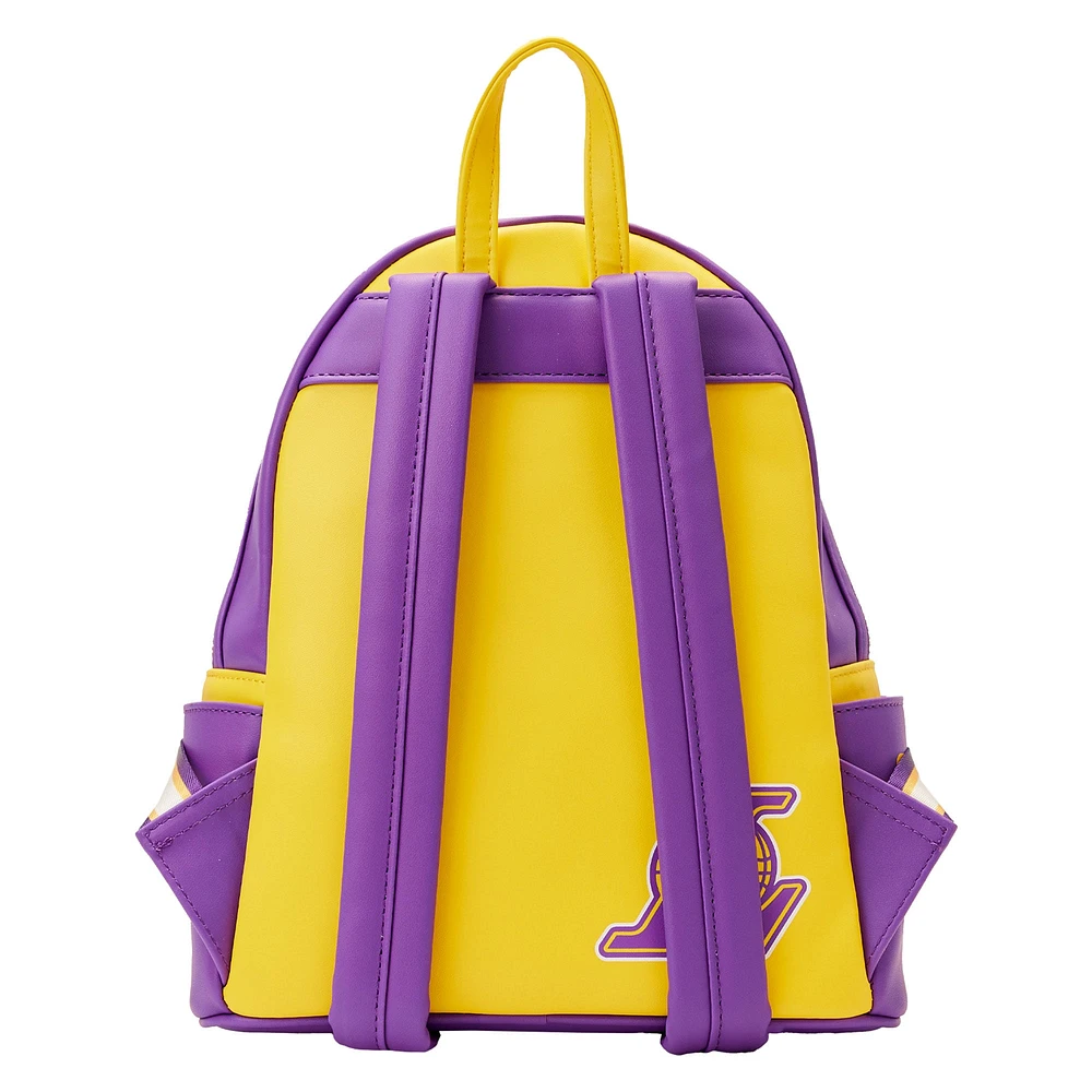 Loungefly Los Angeles Lakers Patches Mini Backpack