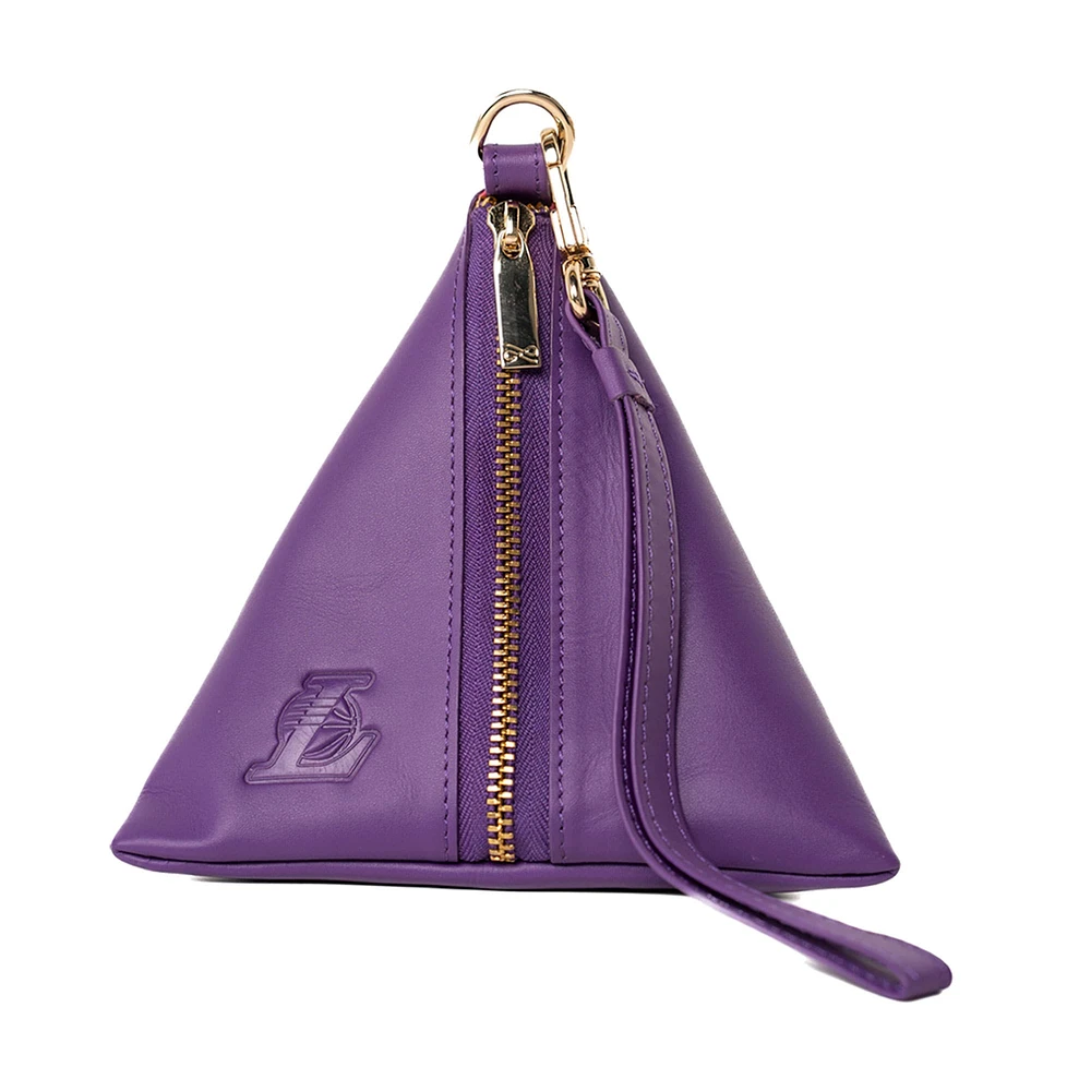 Lusso Los Angeles Lakers Rhea Dumpling Wristlet