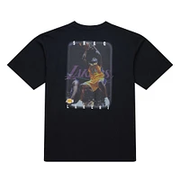 T-shirt Mitchell & Ness Shaquille O'Neal pour homme, noir, Los Angeles Lakers Hardwood Classics, NBA Legends