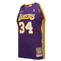 Men's Mitchell & Ness Shaquille O'Neal Purple Los Angeles Lakers 2000 NBA All-Star Game Authentic Jersey