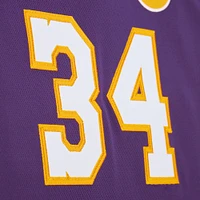 Men's Mitchell & Ness Shaquille O'Neal Purple Los Angeles Lakers 2000 NBA All-Star Game Authentic Jersey