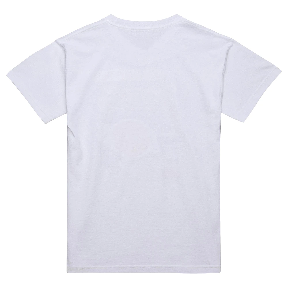 Men's Mitchell & Ness Shaquille O'Neal White Los Angeles Lakers SLAM Gradient T-Shirt