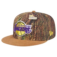 Men's New Era  Camo Los Angeles Lakers Victory Grove Forest Sneaker Pin 9FIFTY Snapback Hat