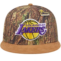 Men's New Era  Camo Los Angeles Lakers Victory Grove Forest Sneaker Pin 9FIFTY Snapback Hat