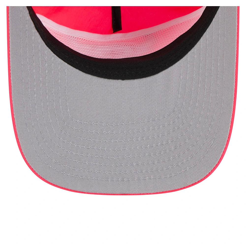 Men's New Era Pink Los Angeles Lakers Injection Everyday Golfer Adjustable Hat