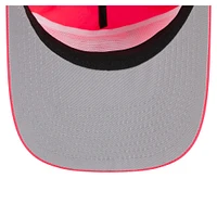 Men's New Era Pink Los Angeles Lakers Injection Everyday Golfer Adjustable Hat