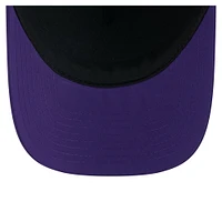 Men's New Era  Purple Los Angeles Lakers Minimalist A-Frame 9FORTY Trucker Hat