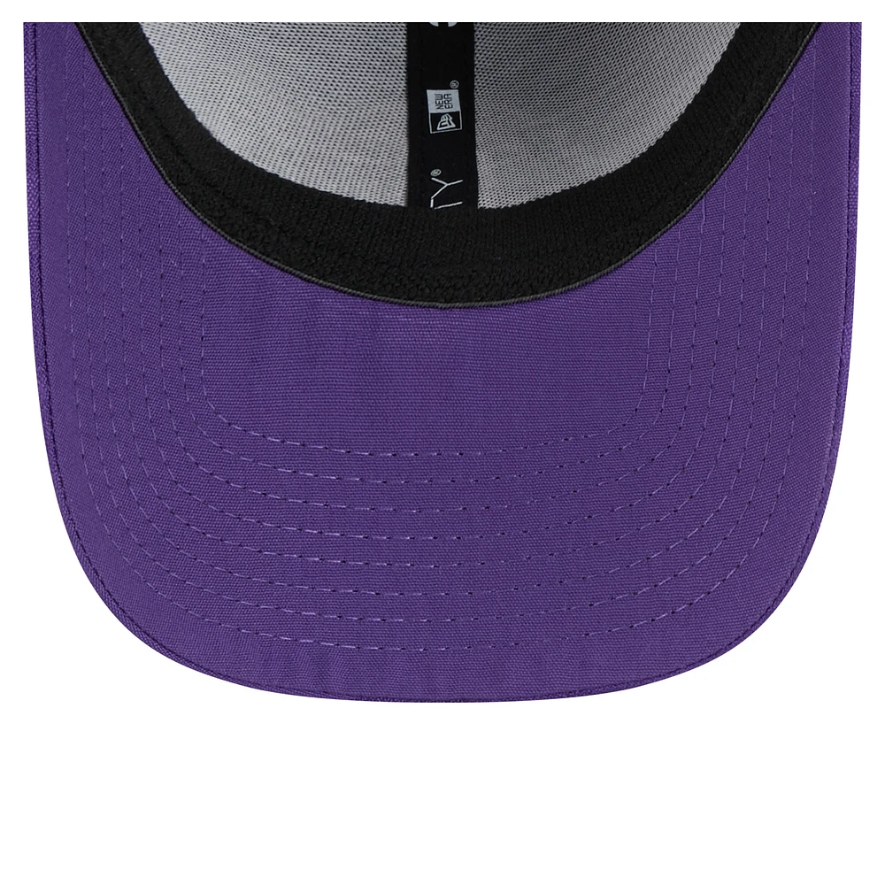 Men's New Era  Purple Los Angeles Lakers Subtle Camo 39THIRTY Flex Hat