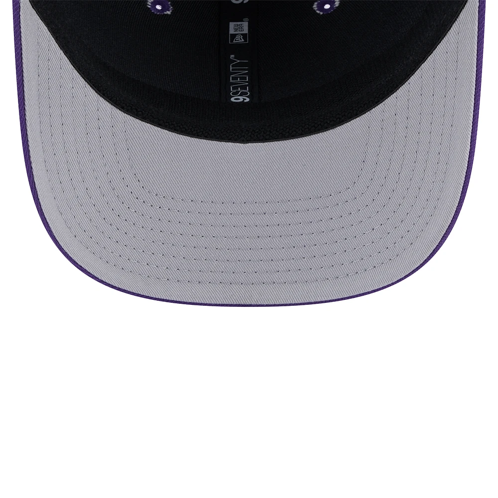 Men's New Era  Purple Los Angeles Lakers Victory Grove Circle Patch 9SEVENTY Adjustable Hat