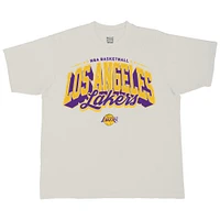 Men's Stadium Essentials  Cream Los Angeles Lakers Your Way Oversized Urban T-Shirt