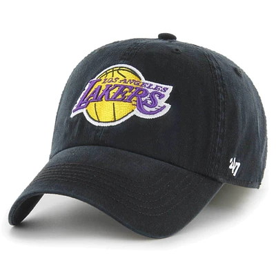 Casquette ajustée '47 noire Los Angeles Lakers Classic Franchise pour hommes