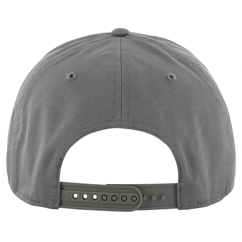 Men's '47  Charcoal Los Angeles Lakers Canyon Ranchero Hitch Adjustable Hat