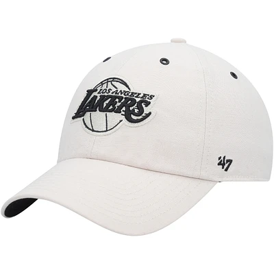 Casquette réglable Lunar Clean Up Los Angeles Lakers '47 crème pour homme