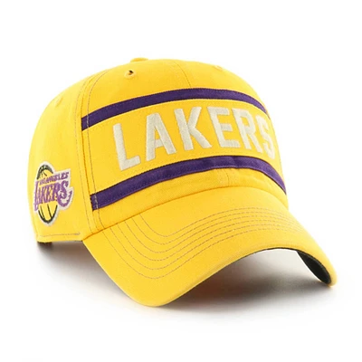 Casquette réglable '47 Gold Los Angeles Lakers Quick Snap Clean Up pour hommes