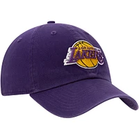 Men's '47 Purple Los Angeles Lakers Clean Up Adjustable Hat