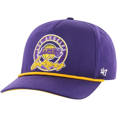 Casquette Snapback '47 Purple Los Angeles Lakers Ring Tone Hitch pour hommes