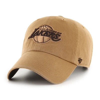 Casquette réglable pour homme '47 Tan Los Angeles Lakers Ballpark Clean Up